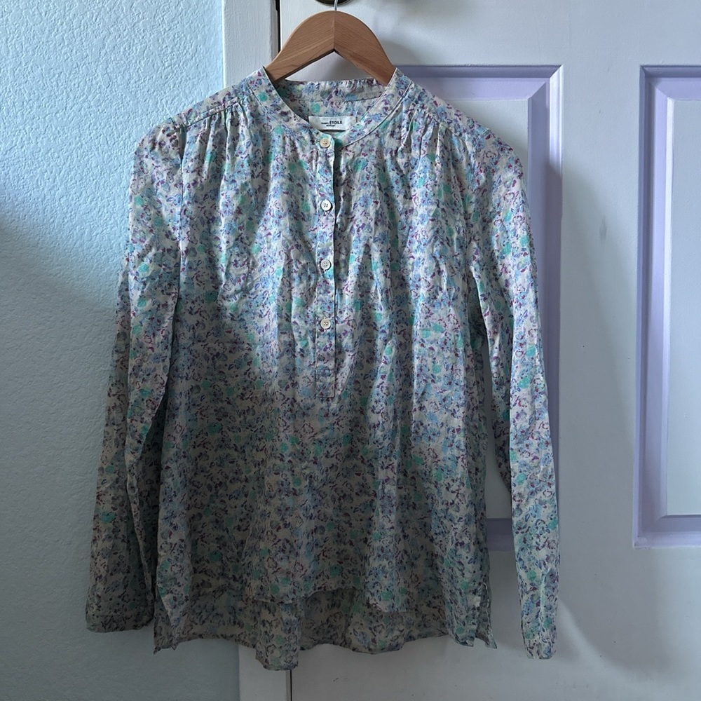 Isabel Marant Etoile - Floral Button-Up Blouse